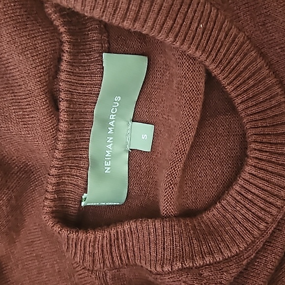 Neiman Marcus Wool Cotton Blend Pullover Sweater Small - Picture 3 of 4